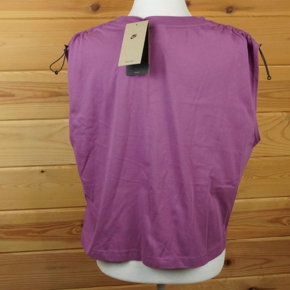 Nike NWT Purple‎ Dri Fit Loose Fit Sleeveless Top Size Large - Picture 5 of 7